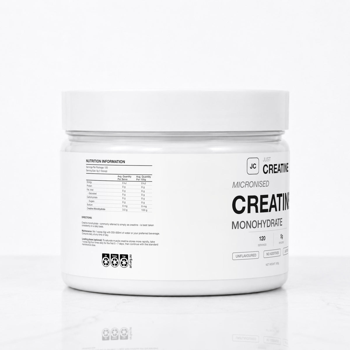 600g Creatine Monohydrate | Tub