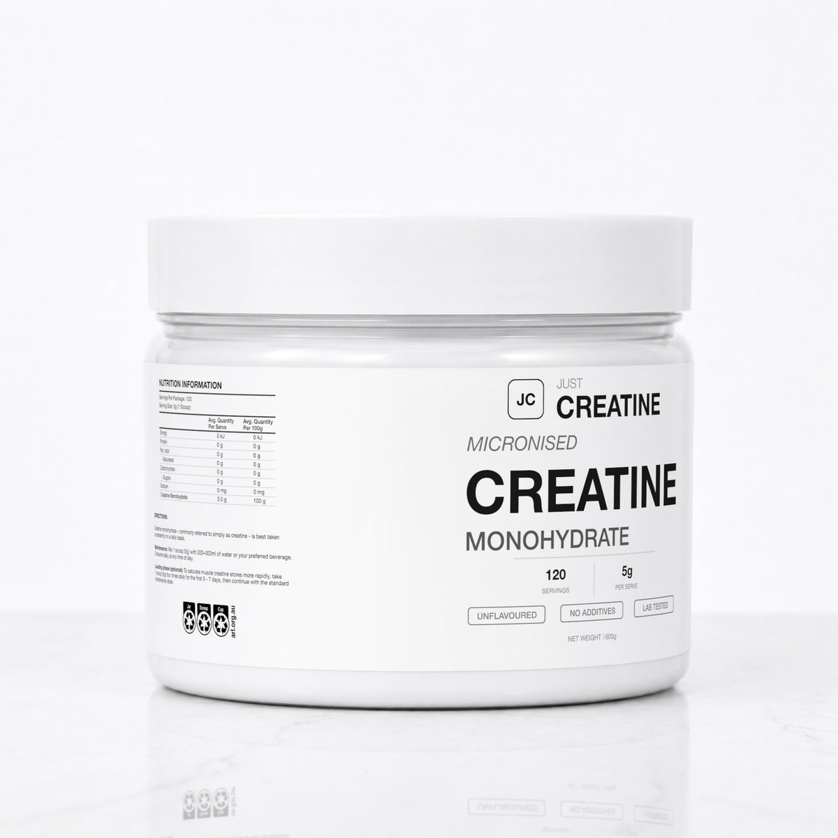 600g Creatine Monohydrate | Tub